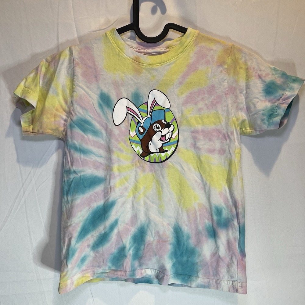 Bucees Toddler‎ "But Did you Dye" Easter Tie Dye T Shirt Size 5T